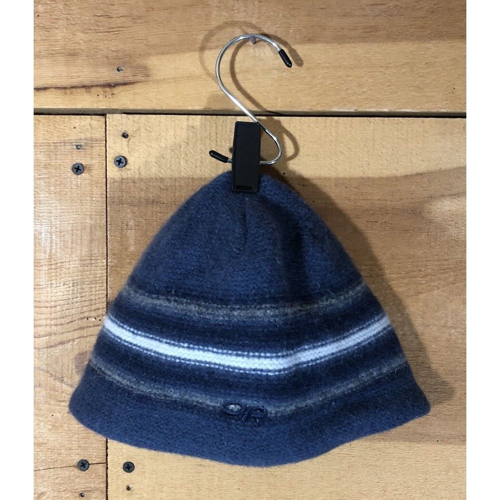 Outdoor Research Windstopper Lambswool Beanie Snow Hat Winter Outdoors Blue